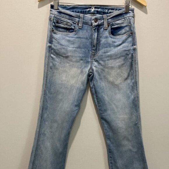 7 For All Mankind A Pocket Bootcut Jeans 27 - Picture 5 of 14